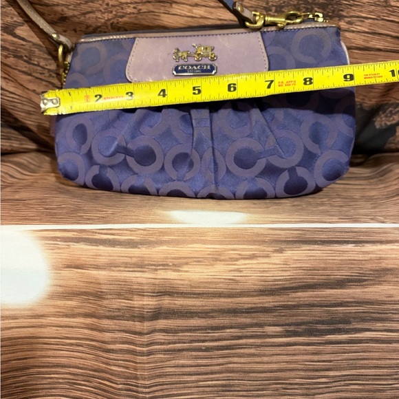Coach Blue Patterned Clutch - Picture 16 of 16